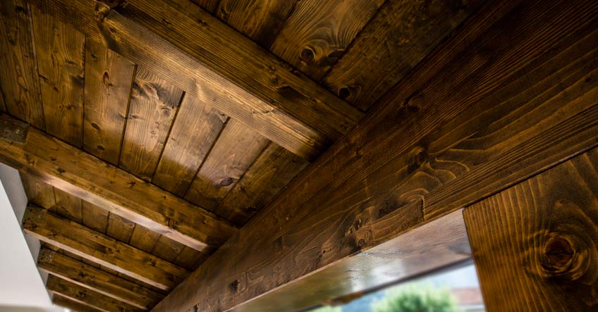 tettoia in legno
